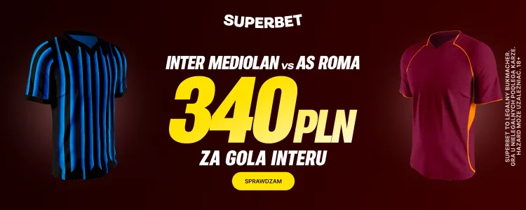 Superbet baner na Inter - Roma