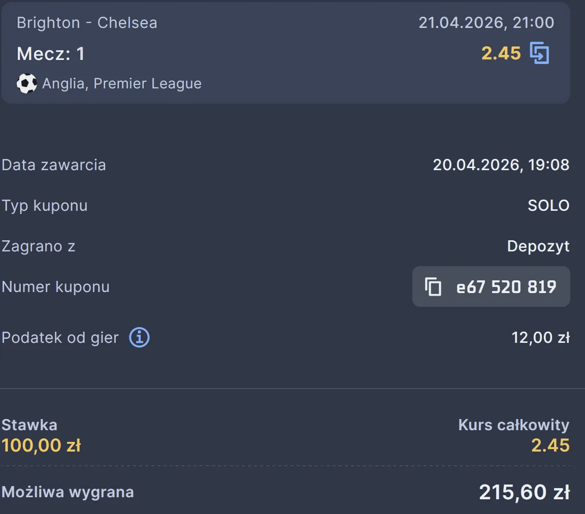 propozycja kuponu STS