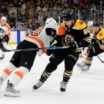 NHL Flyers Bruins Pastrnak