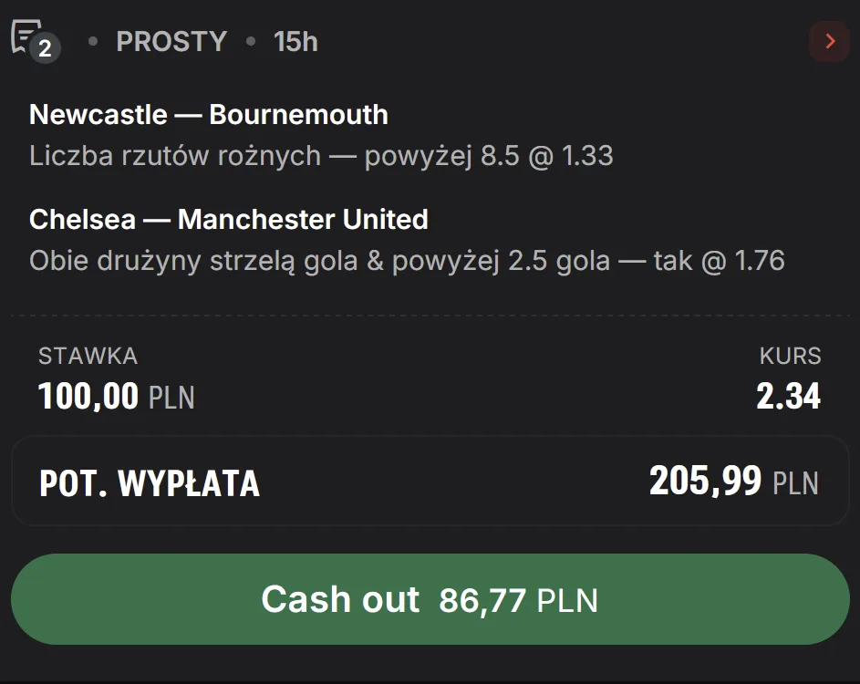 porpozycja kuponu Superbet