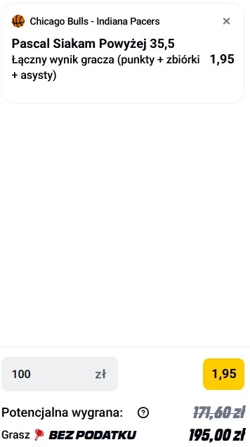 Kupon NBA w Betclic w dniu 01.04.26