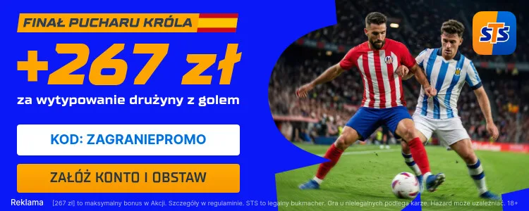 Baner STS na Puchar Hiszpanii