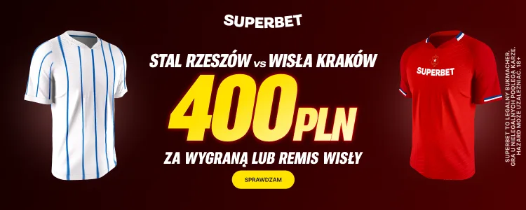 Superbet baner na Stal - Wisła Kraków