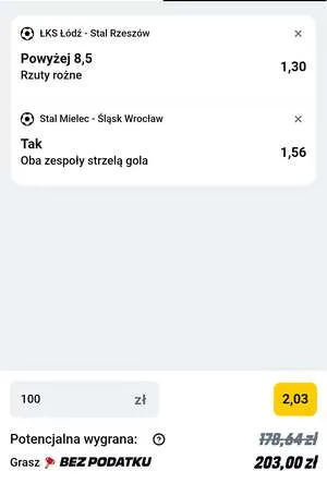 Kupon Betclic Zagranie