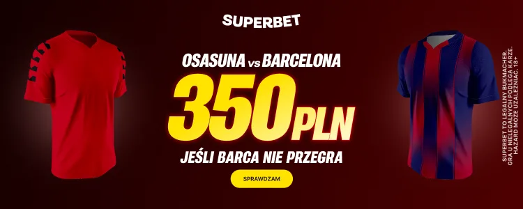 Superbet baner na Osasuna - Barcelona