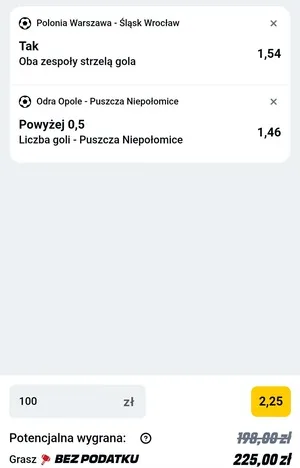 Kupon Betclic Zagranie