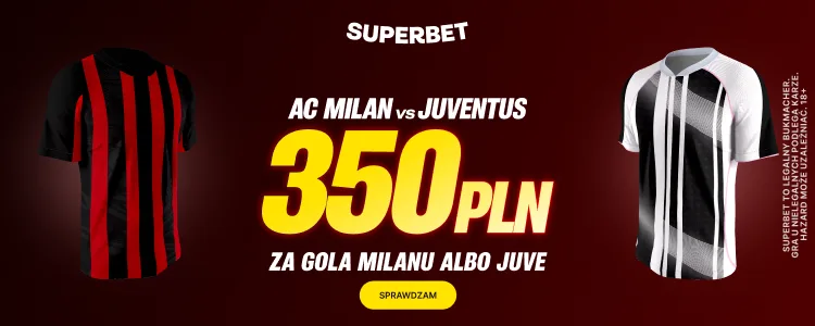 Superbet baner na Milan - Juventus