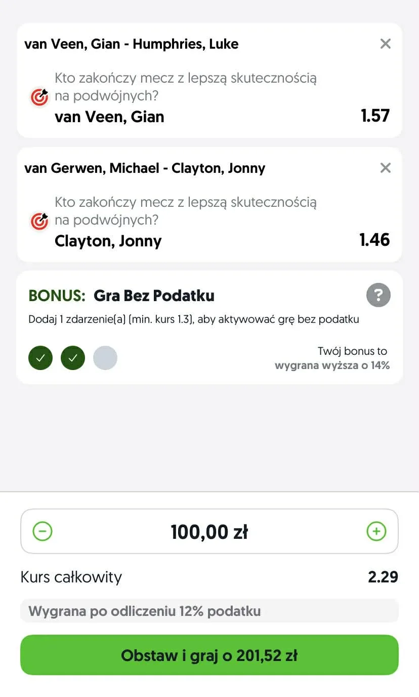 kupon totalbet darts