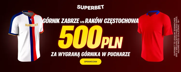 Superbet baner na Górnik - Raków