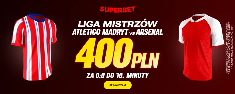 Superbet baner na Atletico - Arsenal