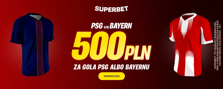 Superbet baner na PSG - Bayern