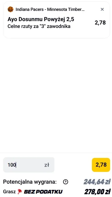 Kupon NBA w Betclic w dniu 07.04.26