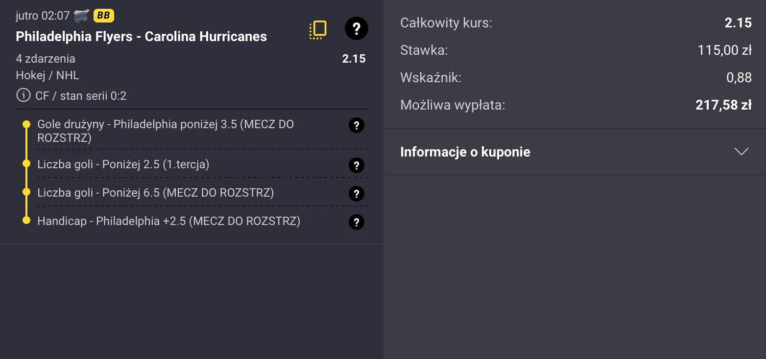 kupon fortuna nhl