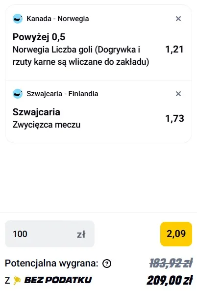 Kupon hokej Betclic 31.05.