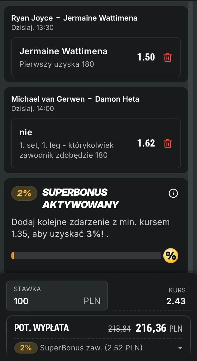 kupon darts supebet