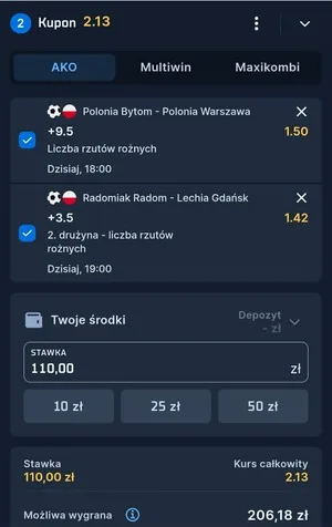 Kupon STS Zagranie