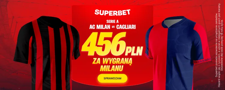 Superbet baner na Milan - Cagliari