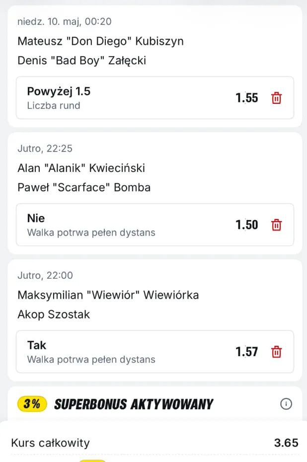 Fame MMA 31 kupon Superbet
