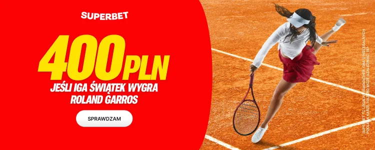 Superbet baner na Roland Garros