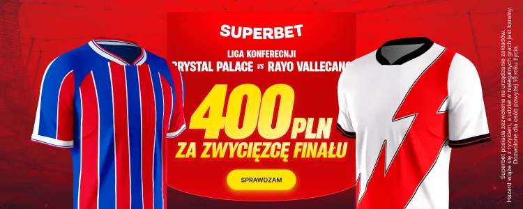 Superbet baner na Crystal Palace - Vallecano