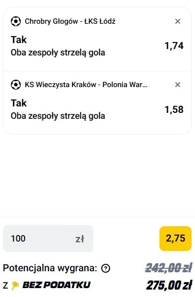 Kupon Betclic 1 Liga