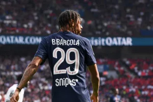 Bradley Barcola vs Lorient
