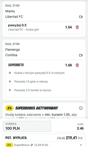 Kupon Superbet Zagranie