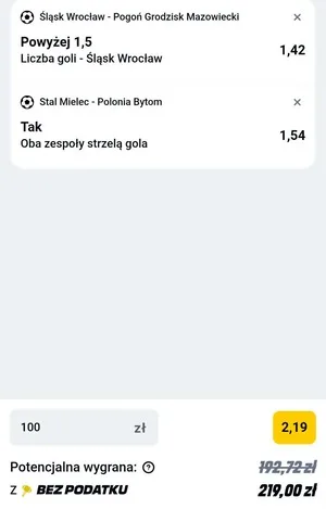 Kupon Betclic Zagranie