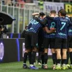 Inter radość vs Atalanta