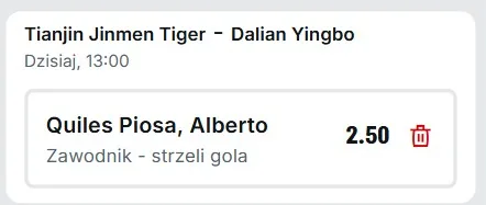 Kupon Superbet Chiny 31.05.