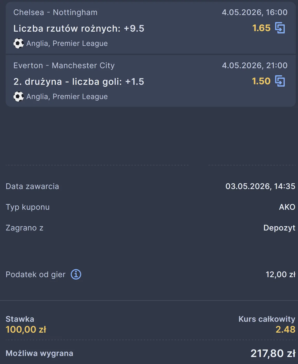 propozycja kuponu STS