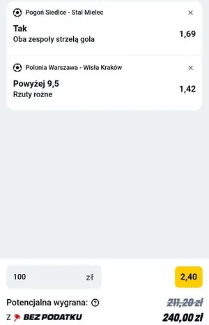 Kupon Betclic Zagranie