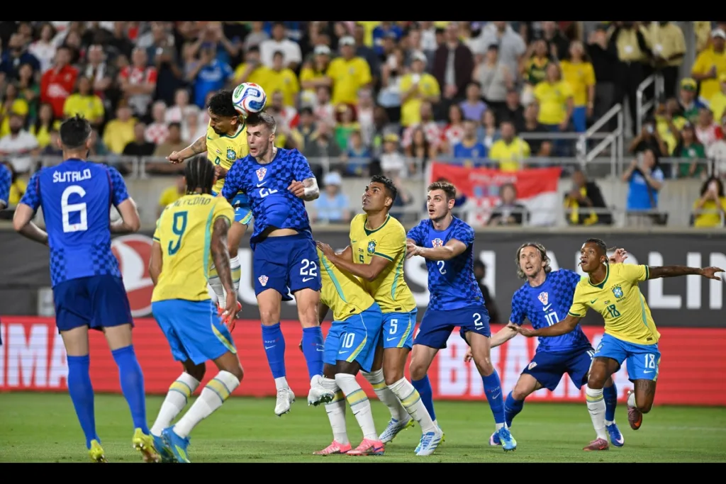 Drużyna Chorwacji i Brazyli
