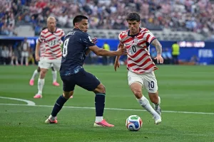 Pulisic podczas mecz