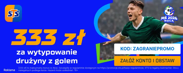 MŚ baner STS drużyna z golem