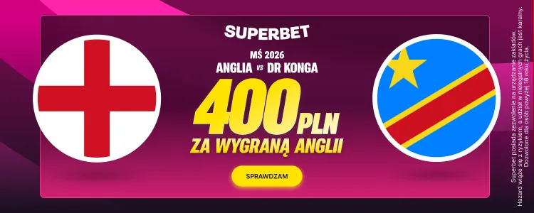 Superbet baner na Anglia - DR Konga