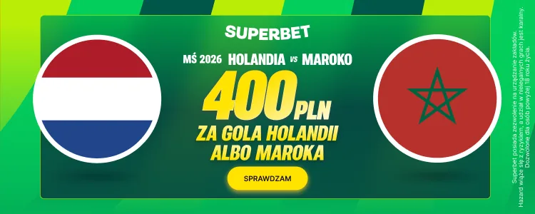 Superbet baner na Holandia - Maroko