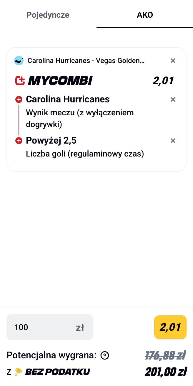 kupon betclic nhl