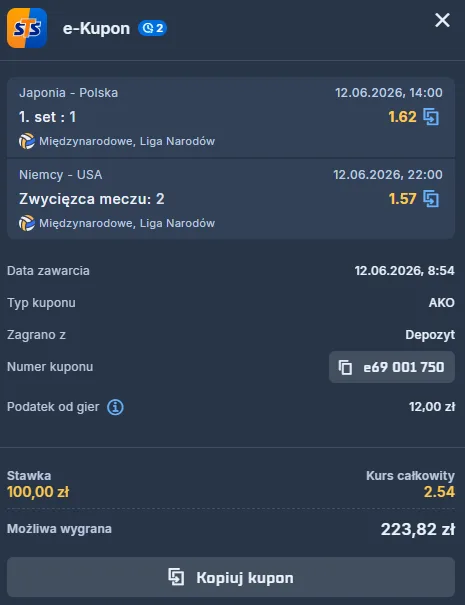 kupon-double-sts-japonia-polska-niemcy-usa-liga-narodow-siatkowka