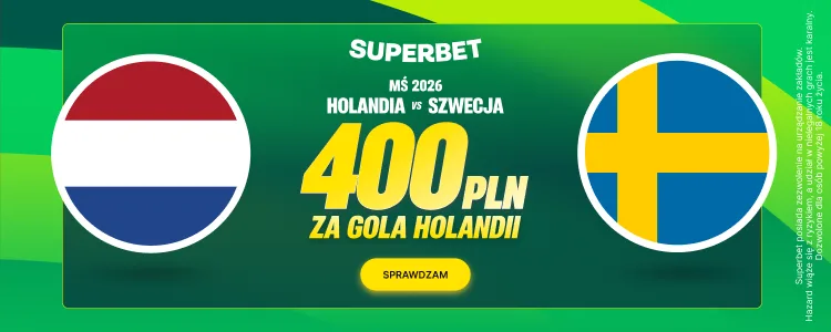 Holandia - Szwecja Superbet baner