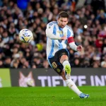 Messi podczas wolnego