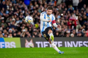 Messi podczas wolnego