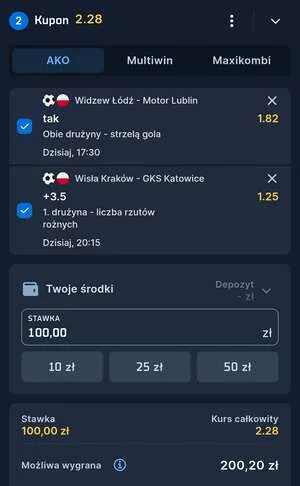 Kupon STS Zagranie