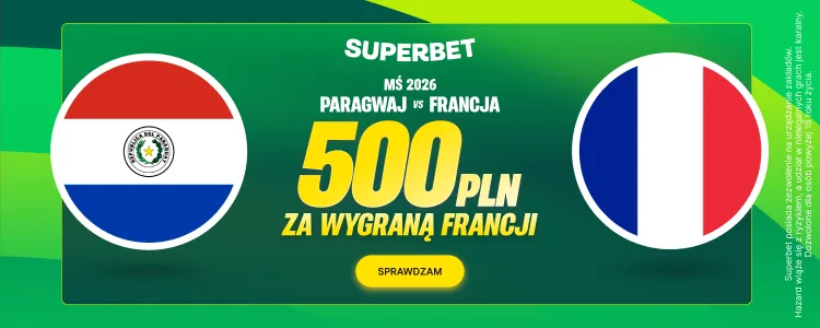 Superbet baner na Paragwaj - Francja