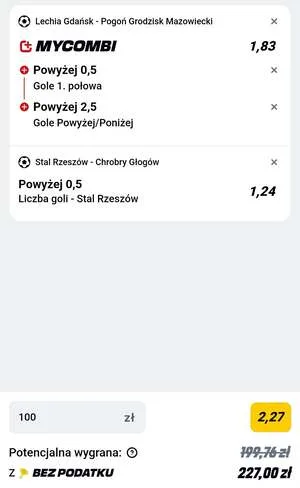 Kupon Betclic Zagranie