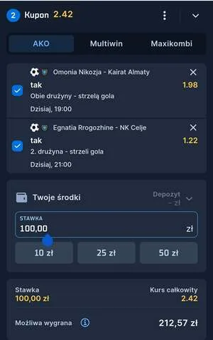 Kupon STS Zagranie