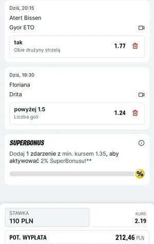 Kupon Superbet Zagranie
