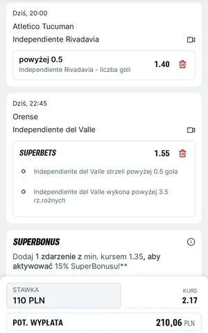 Kupon Superbet Zagranie