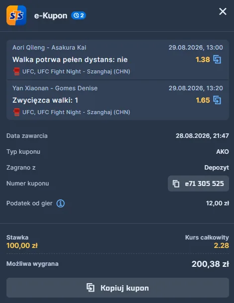 sts-kupon-double-ufc-mma-asakura-qileng-xiaonan-gomes
