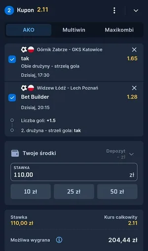 Kupon STS Zagranie